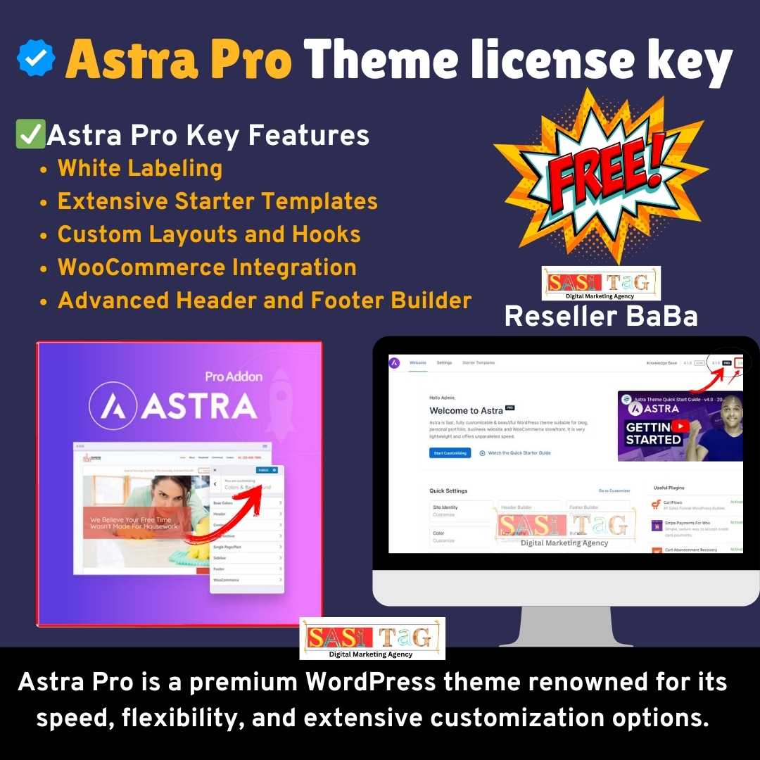 astra pro theme license key free